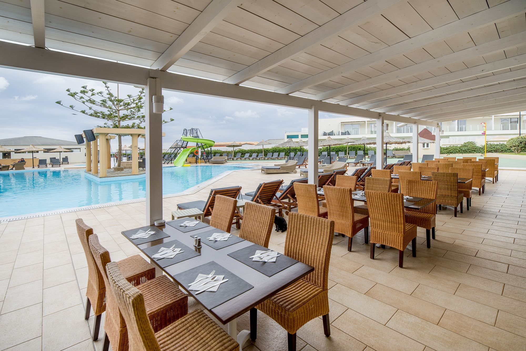 Senseana Sea Side Resort & Aquadventure Аналипси Экстерьер фото